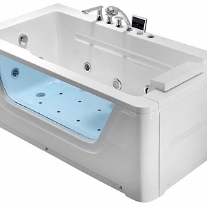 Гидромассажная ванна Gemy G9225 K 172*91 со стеклянной стенкой